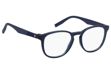 Okulary korekcyjne Tommy Hilfiger TH2026 PJP Owalne Niebieskie