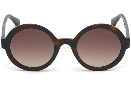 Okulary przeciwsłoneczne Guess GU7613 52F Okrągłe Havana