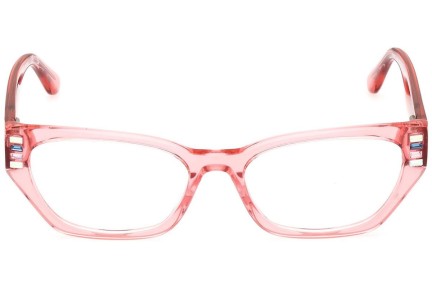 Okulary korekcyjne Guess GU2967 074 Kocie oczy Różowe