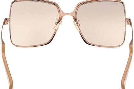 Okulary przeciwsłoneczne Max Mara Weho MM0070-H 34K Kwadratowe Brązowe