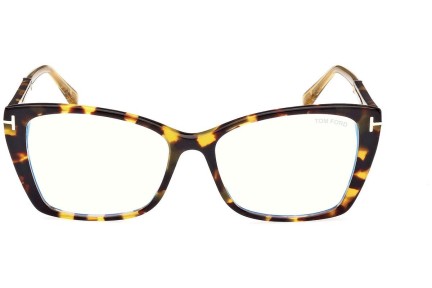 Okulary korekcyjne Tom Ford FT5893-B 055 Kocie oczy Havana