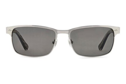 Okulary przeciwsłoneczne Fossil FOS3000/P/S 6LB/M9 Polarized Kwadratowe Srebrne