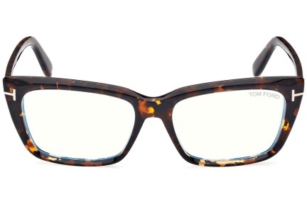 Okulary korekcyjne Tom Ford FT5894-B 052 Kwadratowe Havana