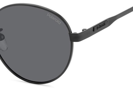 Okulary przeciwsłoneczne Polaroid PLD2144/G/S/X 003/M9 Polarized Owalne Czarne