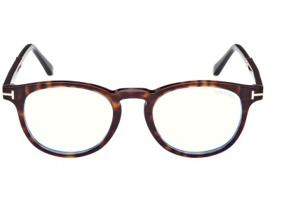 Okulary korekcyjne Tom Ford FT5891-B 056 Okrągłe Havana