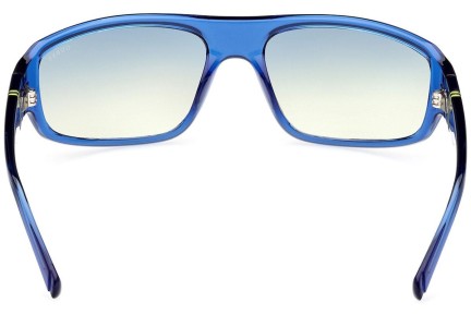 Okulary przeciwsłoneczne Guess GU00080 90X Prostokątne Niebieskie