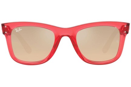 Okulary przeciwsłoneczne Ray-Ban Wayfarer Reverse RBR0502S 67132O Kwadratowe Różowe