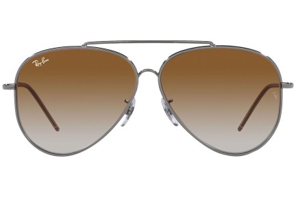 Okulary przeciwsłoneczne Ray-Ban Aviator Reverse RBR0101S 004/CB Pilotki (Aviator) Szare