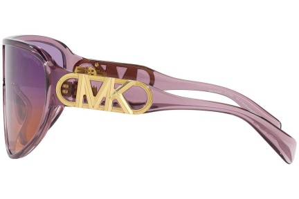 Okulary przeciwsłoneczne Michael Kors Empire Shield MK2194 3738EL Flat Top Fioletowe