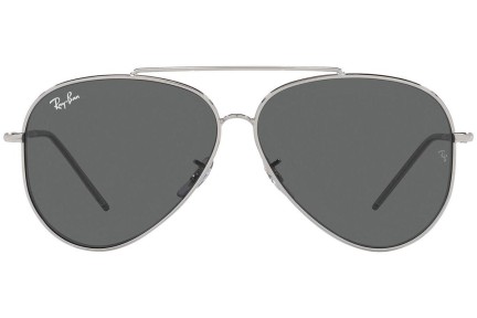 Okulary przeciwsłoneczne Ray-Ban Aviator Reverse RBR0101S 003/GR Pilotki (Aviator) Srebrne