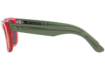 Okulary przeciwsłoneczne Ray-Ban Wayfarer Reverse RBR0502S 67132O Kwadratowe Różowe