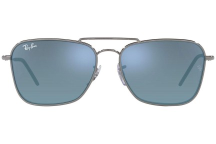 Okulary przeciwsłoneczne Ray-Ban Caravan Reverse RBR0102S 004/GA Prostokątne Szare