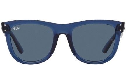 Okulary przeciwsłoneczne Ray-Ban Wayfarer Reverse RBR0502S 67083A Kwadratowe Niebieskie