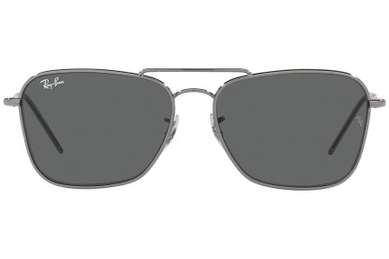 Okulary przeciwsłoneczne Ray-Ban Caravan Reverse RBR0102S 004/GR Prostokątne Szare