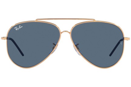 Okulary przeciwsłoneczne Ray-Ban Aviator Reverse RBR0101S 92023A Pilotki (Aviator) Złote