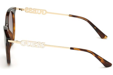 Okulary przeciwsłoneczne Guess GU7645 52G Okrągłe Havana