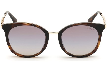 Okulary przeciwsłoneczne Guess GU7645 52G Okrągłe Havana