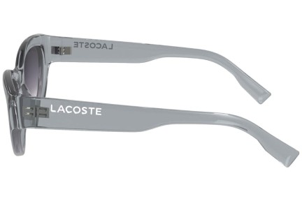 Okulary przeciwsłoneczne Lacoste L6013S 035 Kocie oczy Szare