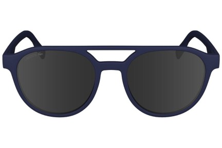 Okulary przeciwsłoneczne Lacoste L6008S 424 Pilotki (Aviator) Niebieskie