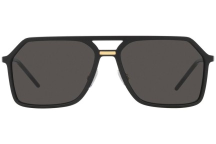 Okulary przeciwsłoneczne Dolce & Gabbana DG6196 252587 Pilotki (Aviator) Czarne