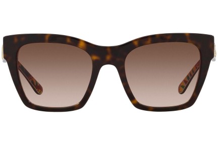 Okulary przeciwsłoneczne Dolce & Gabbana DG4384 321773 Kwadratowe Havana