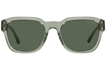 Okulary przeciwsłoneczne Emporio Armani EA4175 536271 Kwadratowe Zielone