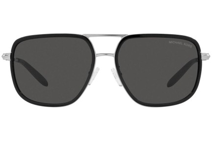 Okulary przeciwsłoneczne Michael Kors Del Ray MK1110 120687 Pilotki (Aviator) Czarne