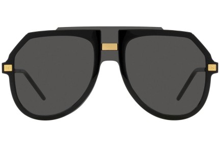 Okulary przeciwsłoneczne Dolce & Gabbana DG6195 501/87 Pilotki (Aviator) Czarne