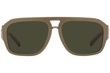 Okulary przeciwsłoneczne Dolce & Gabbana DG4403 332982 Pilotki (Aviator) Brązowe