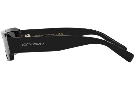 Okulary przeciwsłoneczne Dolce & Gabbana DG4458 501/87 Prostokątne Czarne