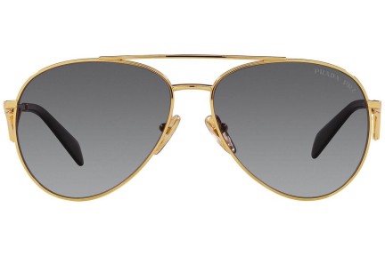 Okulary przeciwsłoneczne Prada PR73ZS 5AK5W1 Polarized Pilotki (Aviator) Złote