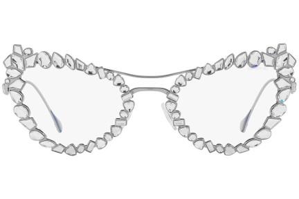 Okulary przeciwsłoneczne Swarovski SK7011 4001SB Nieregularny Srebrne