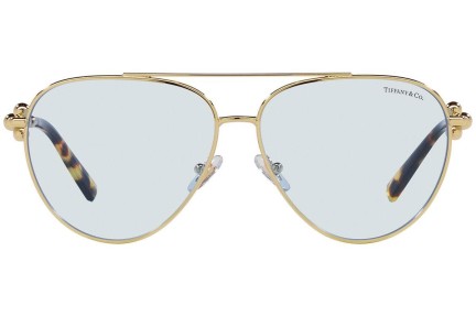 Okulary przeciwsłoneczne Tiffany & Co. TF3092 6176MF Pilotki (Aviator) Złote