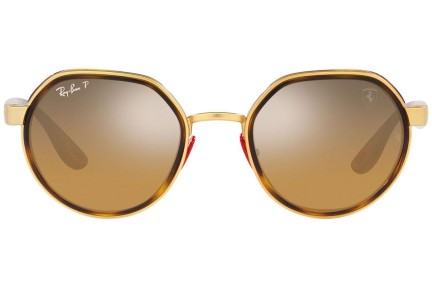 Okulary przeciwsłoneczne Ray-Ban RB3703M F076A2 Polarized Nieregularny Havana