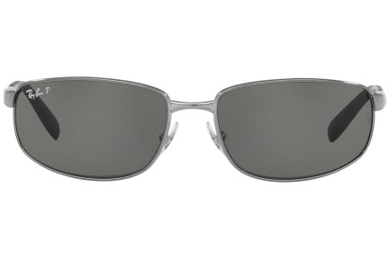 Okulary przeciwsłoneczne Ray-Ban RB3254 004/58 Polarized Prostokątne Srebrne