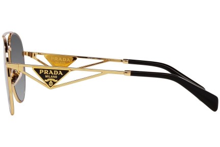 Okulary przeciwsłoneczne Prada PR73ZS 5AK5W1 Polarized Pilotki (Aviator) Złote