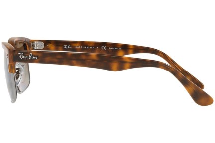 Okulary przeciwsłoneczne Ray-Ban Clubmaster Square RB4190 878/M2 Browline Havana