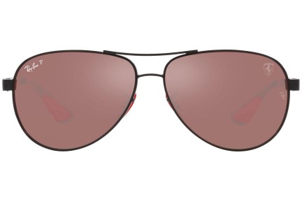 Okulary przeciwsłoneczne Ray-Ban RB8331M F002H2 Polarized Pilotki (Aviator) Czarne