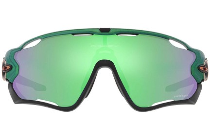 Okulary przeciwsłoneczne Oakley Jawbreaker OO9290 929077 Pojedyncze | Shield Zielone