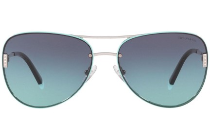 Okulary przeciwsłoneczne Tiffany & Co. TF3066 60019S Pilotki (Aviator) Srebrne