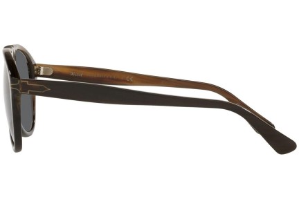 Okulary przeciwsłoneczne Persol PO0649CO 113987 Pilotki (Aviator) Brązowe