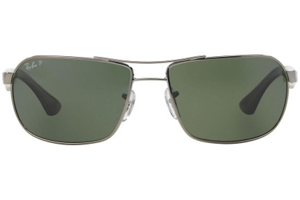 Okulary przeciwsłoneczne Ray-Ban RB3492 004/58 Polarized Pilotki (Aviator) Srebrne