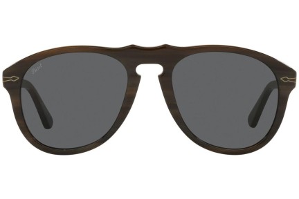 Okulary przeciwsłoneczne Persol PO0649CO 113987 Pilotki (Aviator) Brązowe