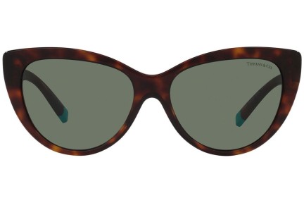 Okulary przeciwsłoneczne Tiffany & Co. TF4196 80023H Kocie oczy Havana