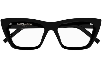 Okulary korekcyjne Saint Laurent SL276MICAOPT 003 Kocie oczy Czarne