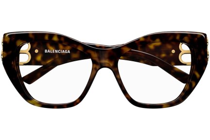 Okulary korekcyjne Balenciaga BB0312O 002 Kocie oczy Havana