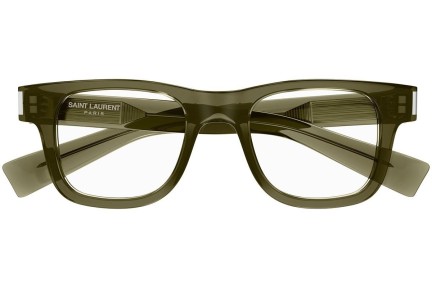 Okulary korekcyjne Saint Laurent SL564OPT 007 Kwadratowe Zielone