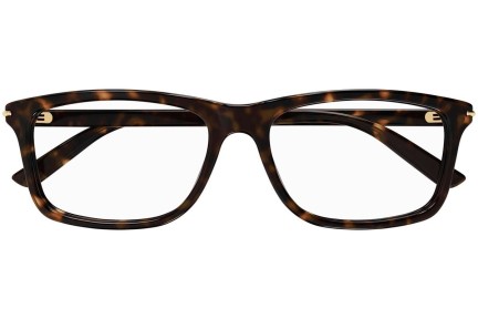 Okulary korekcyjne Gucci GG1447O 002 Prostokątne Havana