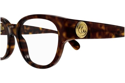 Okulary korekcyjne Gucci GG1411O 005 Owalne Havana