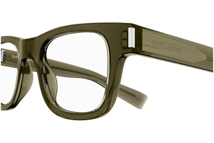 Okulary korekcyjne Saint Laurent SL564OPT 007 Kwadratowe Zielone